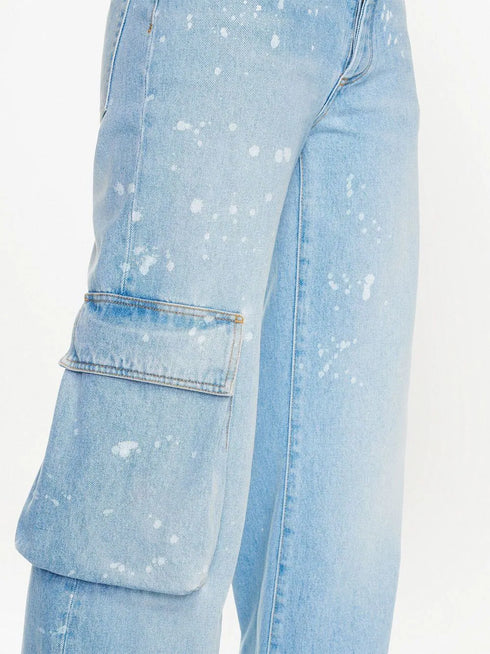 Toybox Painted wide-leg jeans